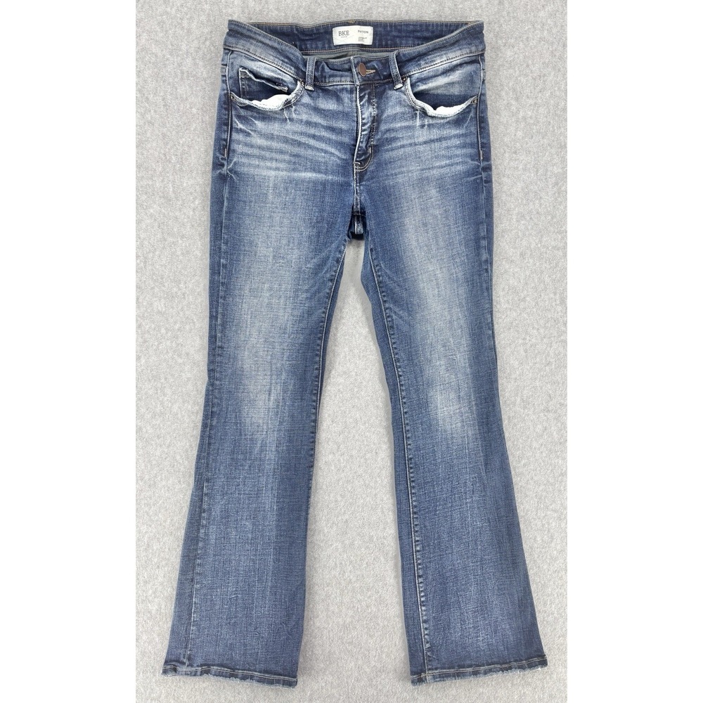 BKE‎ Payton Bootcut Jeans Women's 28x30 Medium Wash Distressed Pockets